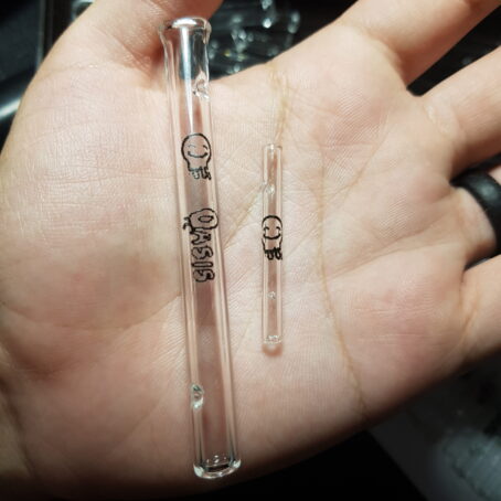 Piteira de vidro Oasis Headshop escultura em vidro Glasswork glassblowing