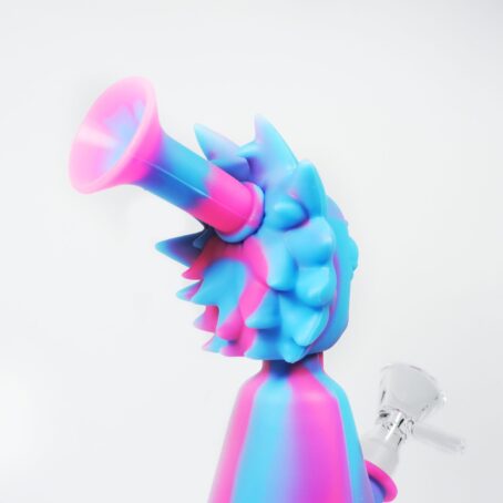 Bong Rick e Morty personalizado vidro e silicone atóxico Oasis Headshop