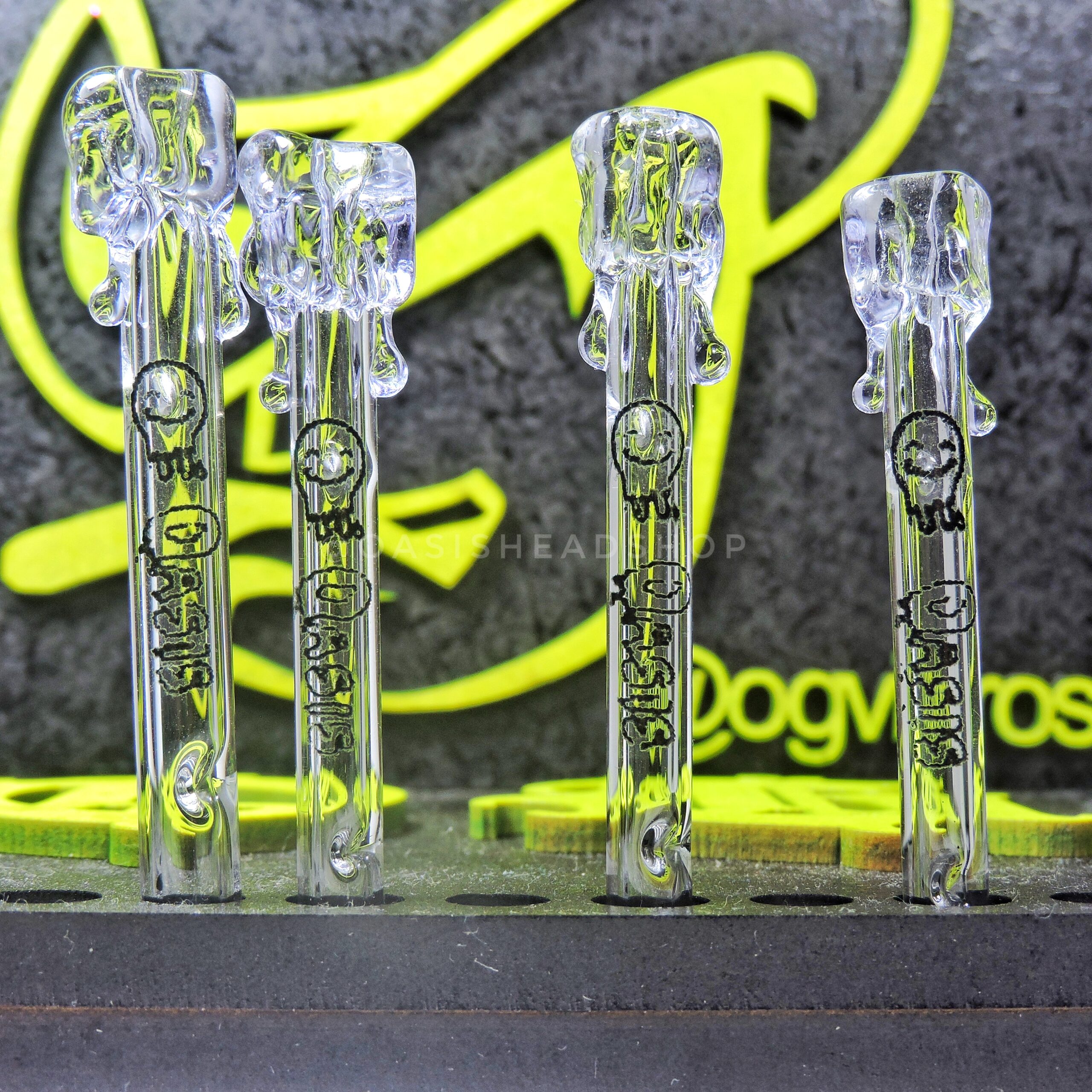 Piteira de vidro cubo de gelo Ice oasis Headshop escultura em vidro Glasswork glassblowing
