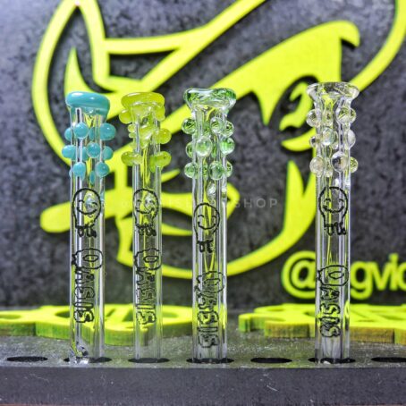 Piteira de vidro anti stress estresse bolinhas oasis Headshop escultura em vidro Glasswork glassblowing
