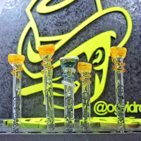 Piteira de vidro espiral oasis Headshop escultura em vidro Glasswork glassblowing