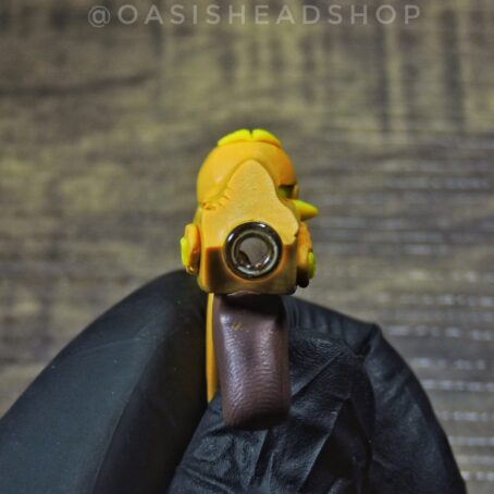 Piteira vidro cerâmica plástica arminha personalizada indestrutível Oasis Headshop