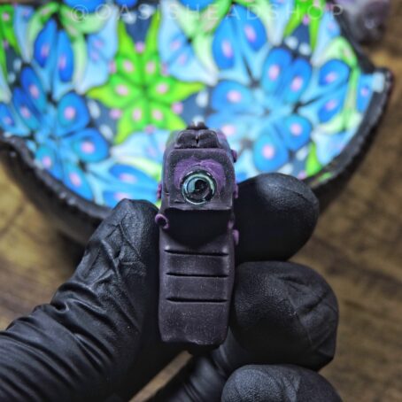 Piteira vidro cerâmica plástica arminha personalizada indestrutível Oasis Headshop
