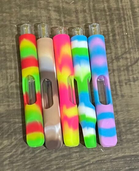 Seda de vidro + Coletor de nectar 2 em 1 Chillum