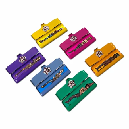 porta seda lion rolling circus metal pequeno mini Size
